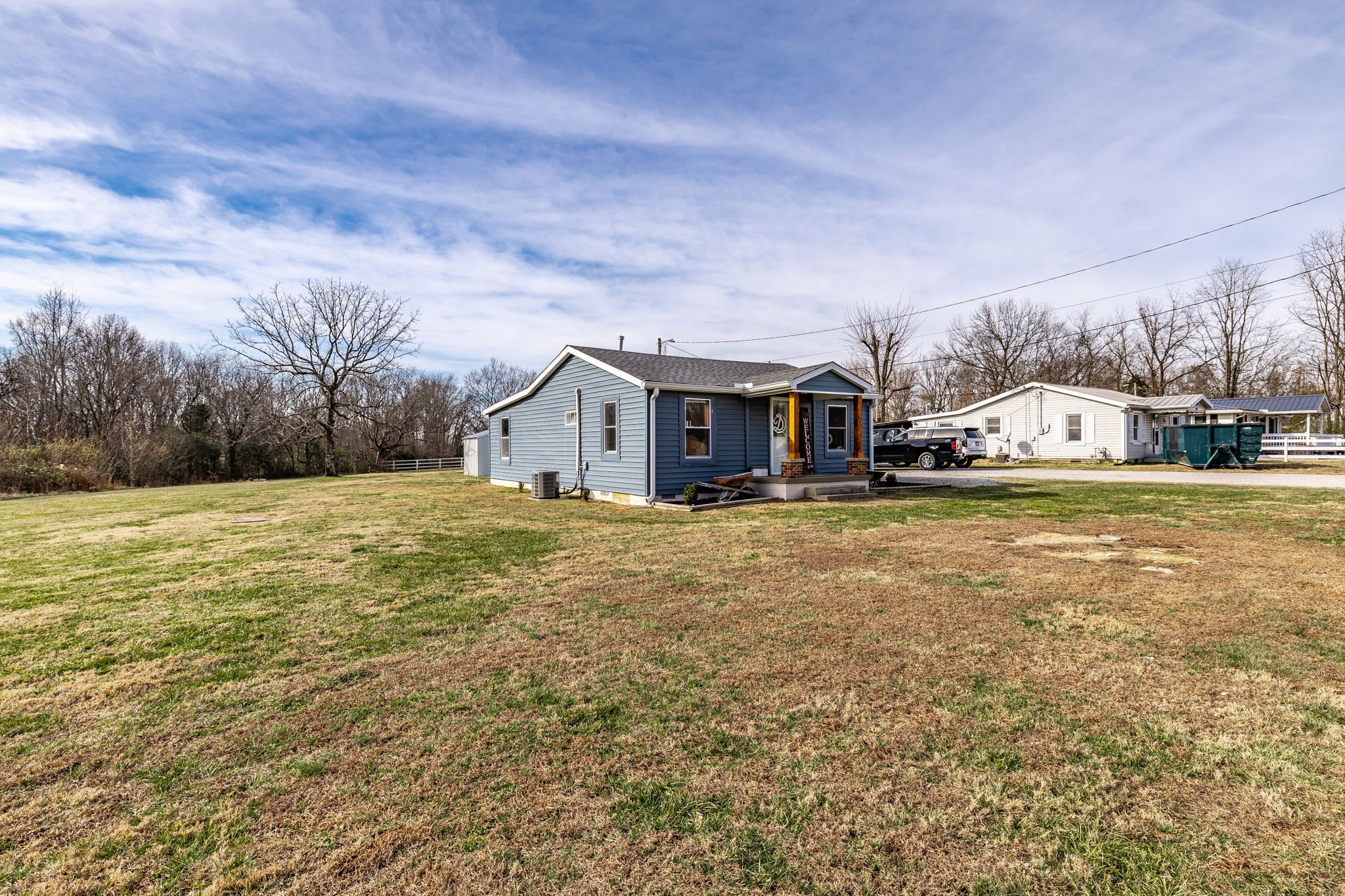 145 New Deal Potts Road Cottontown, TN 37048 - Photo 33 of 40 a house view with swimming pool in front of it