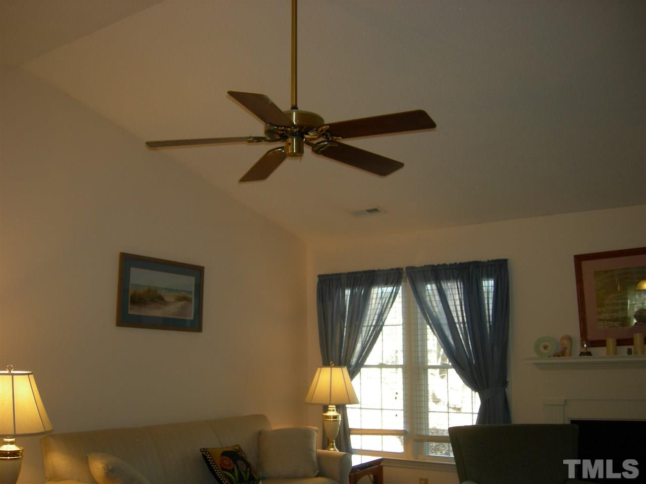 105 Galloway Court Raleigh, NC 27615 - Photo 9 of 30 Cathedral ceiling & ceiling fan.