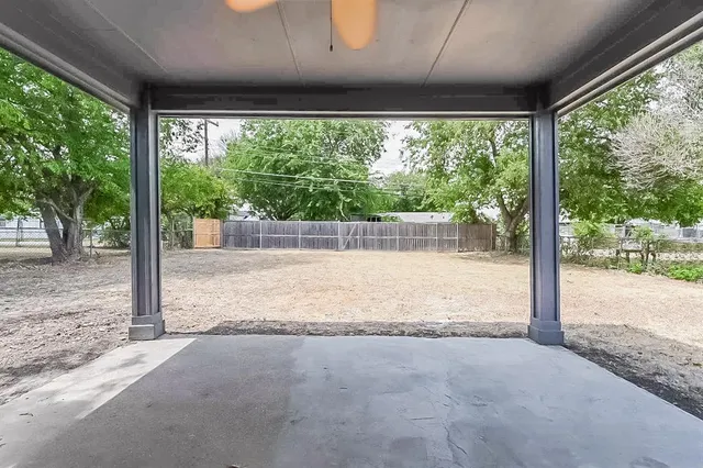 a view of a room with porch and outdoor space