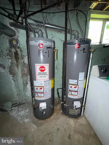 a view of storage and utility room