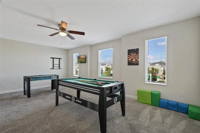 a room with furniture and a window