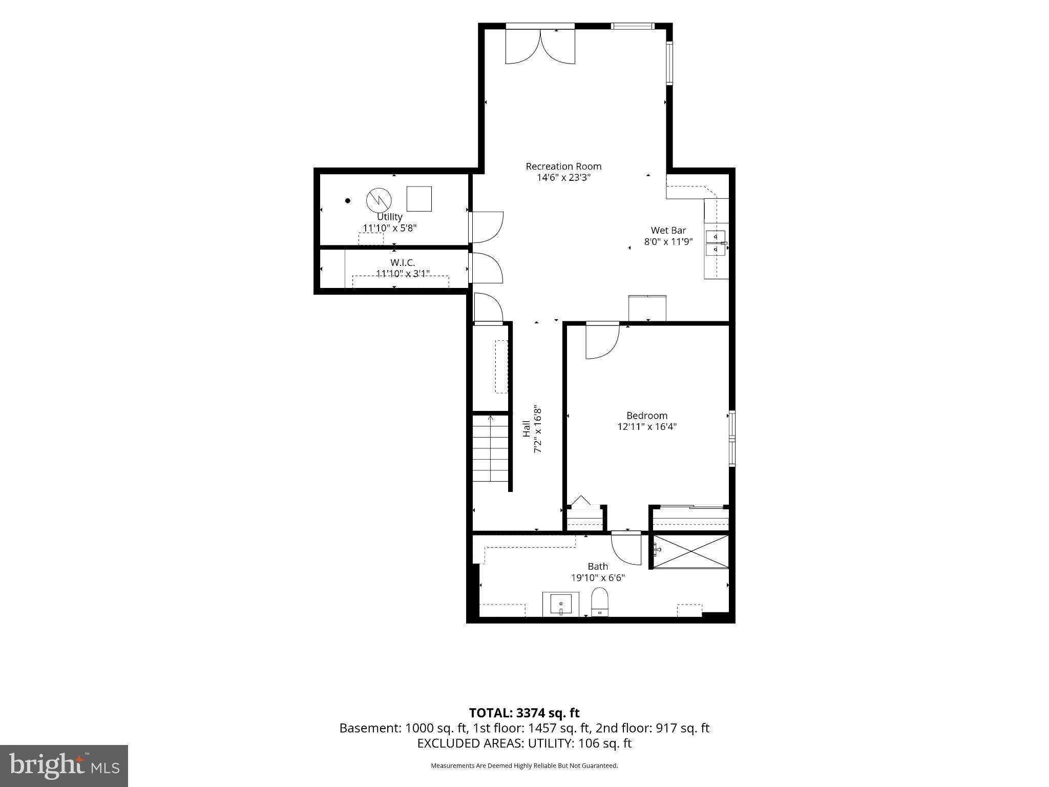 101 Coolidge Avenue Ranson, WV 25438 - Photo 70 of 70 Lower Level Floor Plan