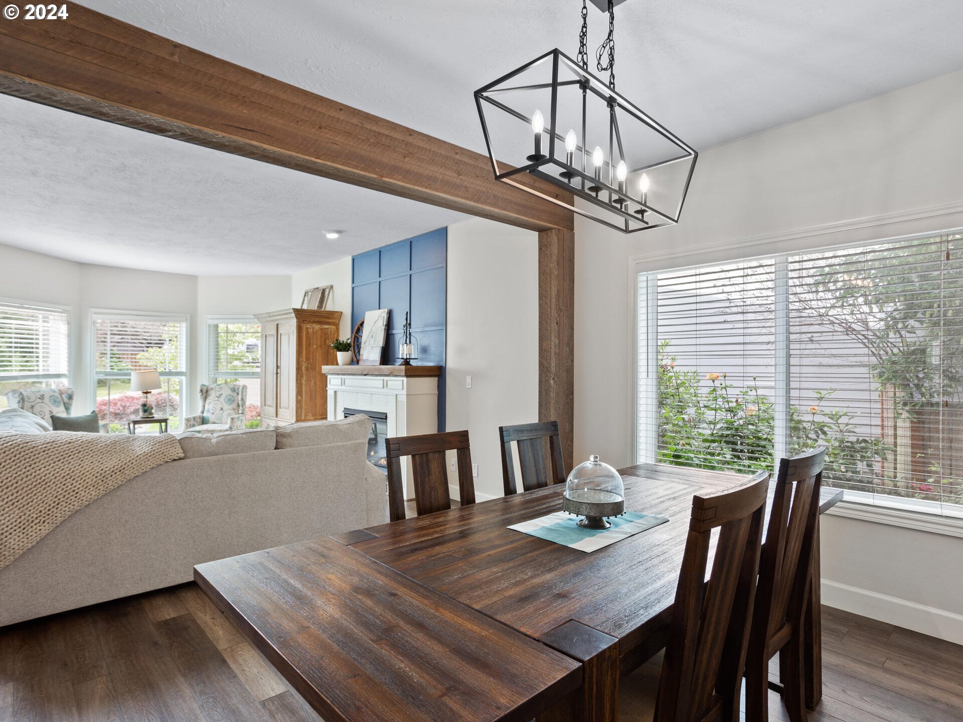 17156 Southeast Macanudo Street Damascus, OR 97089 - Photo 11 of 47 a view of a dining room with furniture window and wooden floor