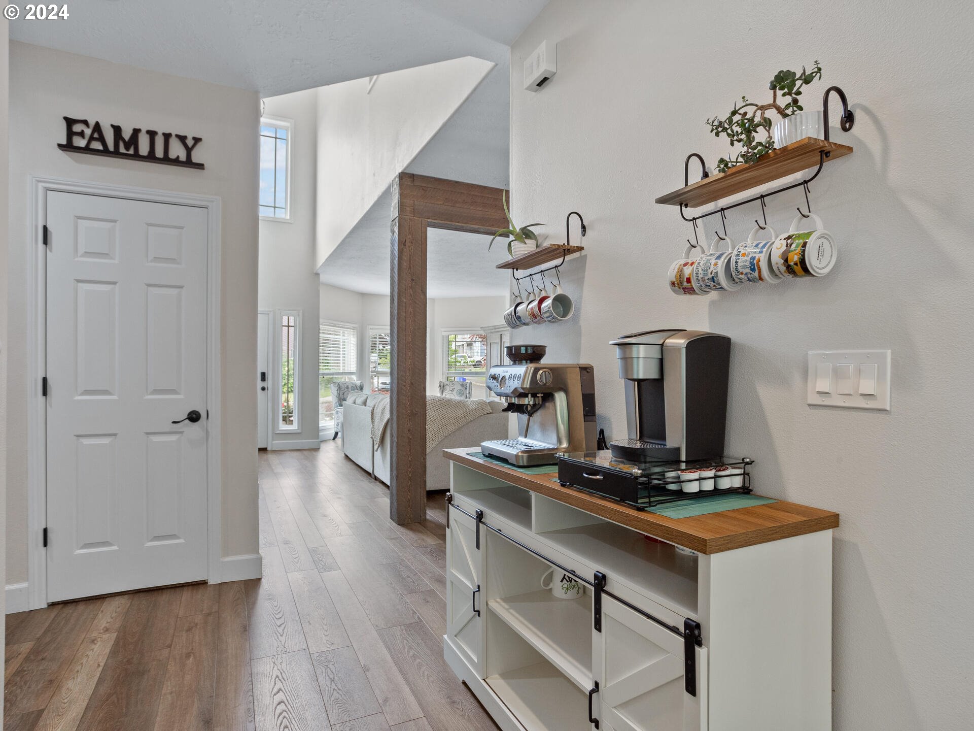 17156 Southeast Macanudo Street Damascus, OR 97089 - Photo 12 of 47 a room with gym equipment and wooden floor