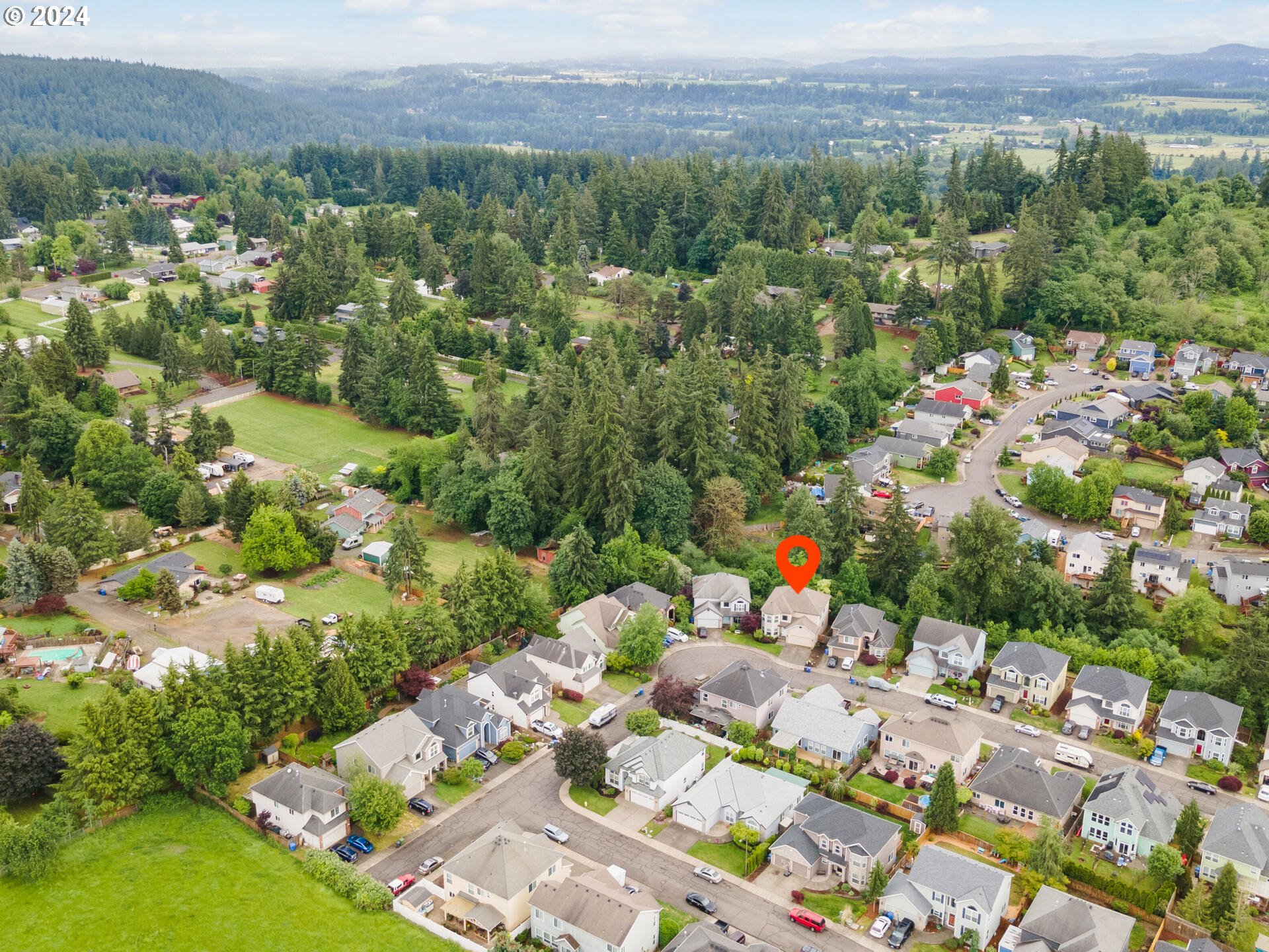 17156 Southeast Macanudo Street Damascus, OR 97089 - Photo 43 of 47 an aerial view of multiple house