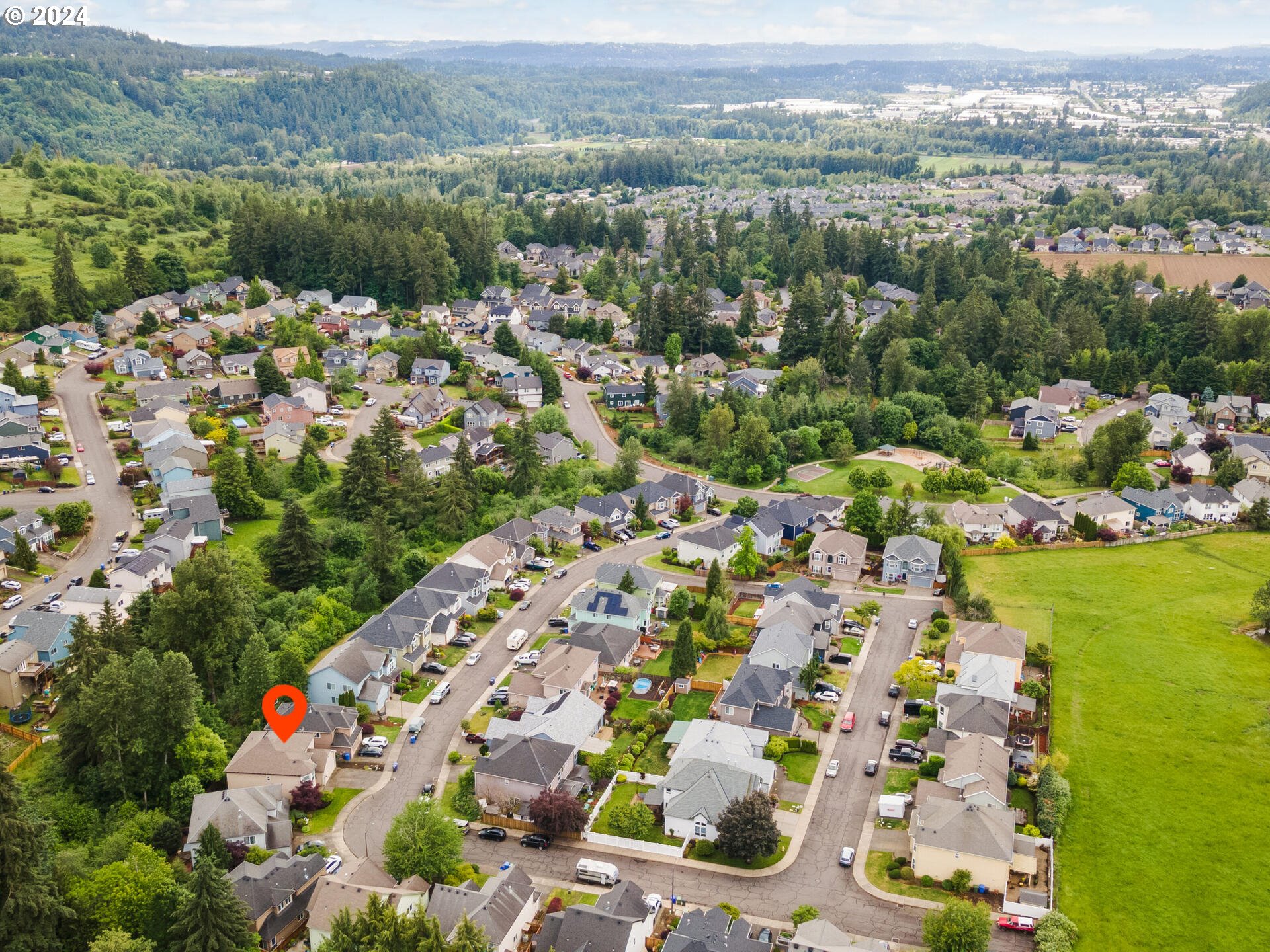 17156 Southeast Macanudo Street Damascus, OR 97089 - Photo 45 of 47 an aerial view of multiple house