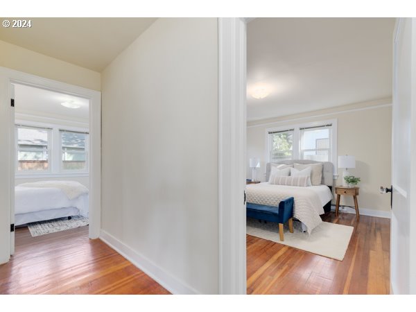 647 5th Street Springfield, OR 97477 - Photo 20 of 40 a living room with furniture and a wooden floor