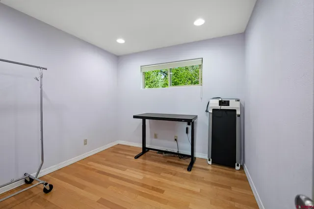 a room with a window