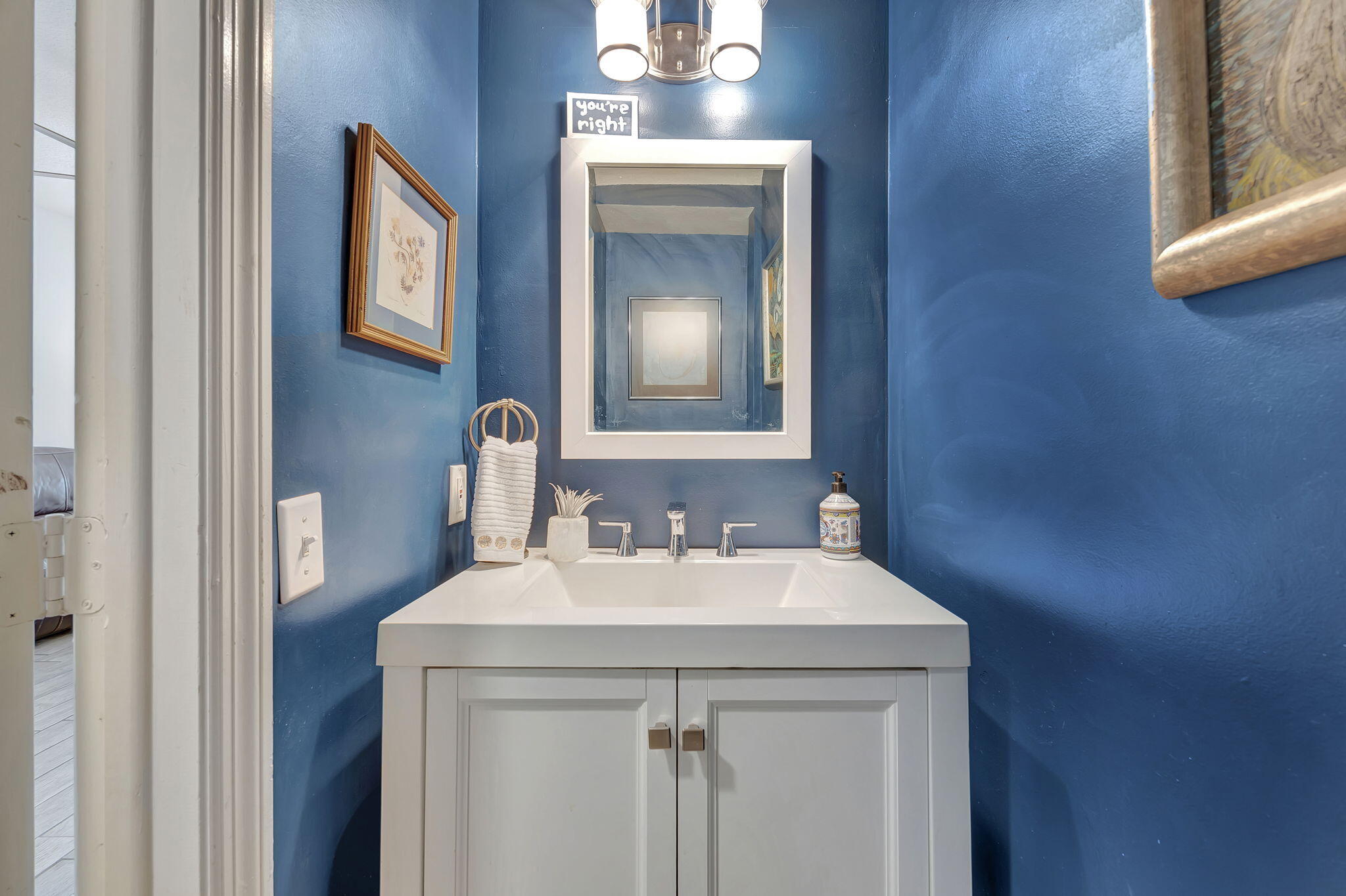 13838 Southwest 41st Terrace Miami, FL 33175 - Photo 23 of 68 a bathroom with a sink and a mirror