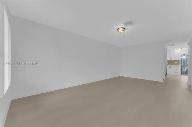 a view of empty room
