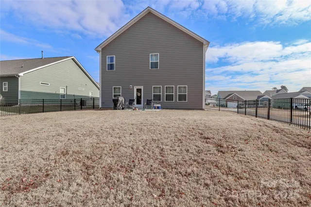 a view of outdoor space with seating area