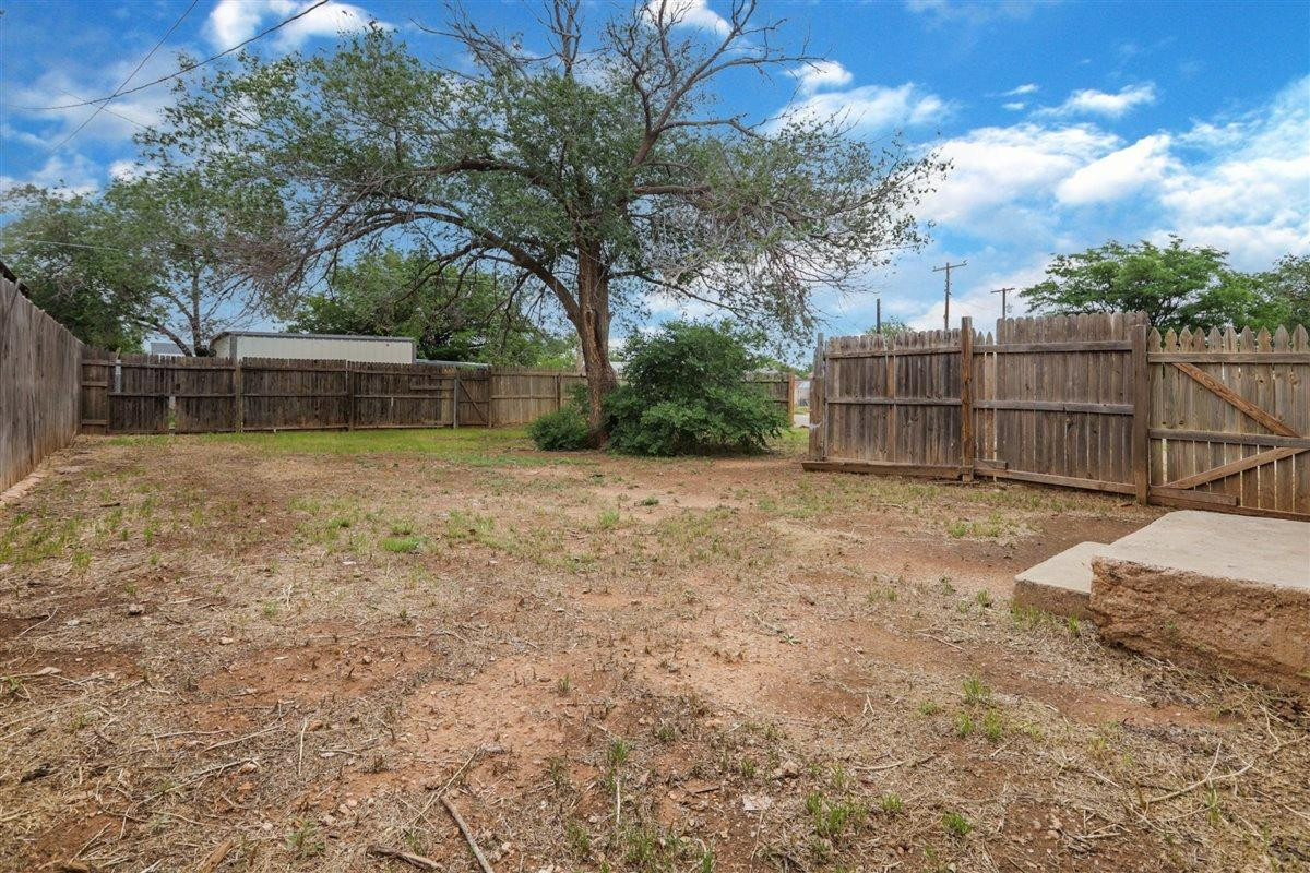 3302 Bates Street Lubbock, TX 79415 - Photo 11 of 11 Spacious Backyard