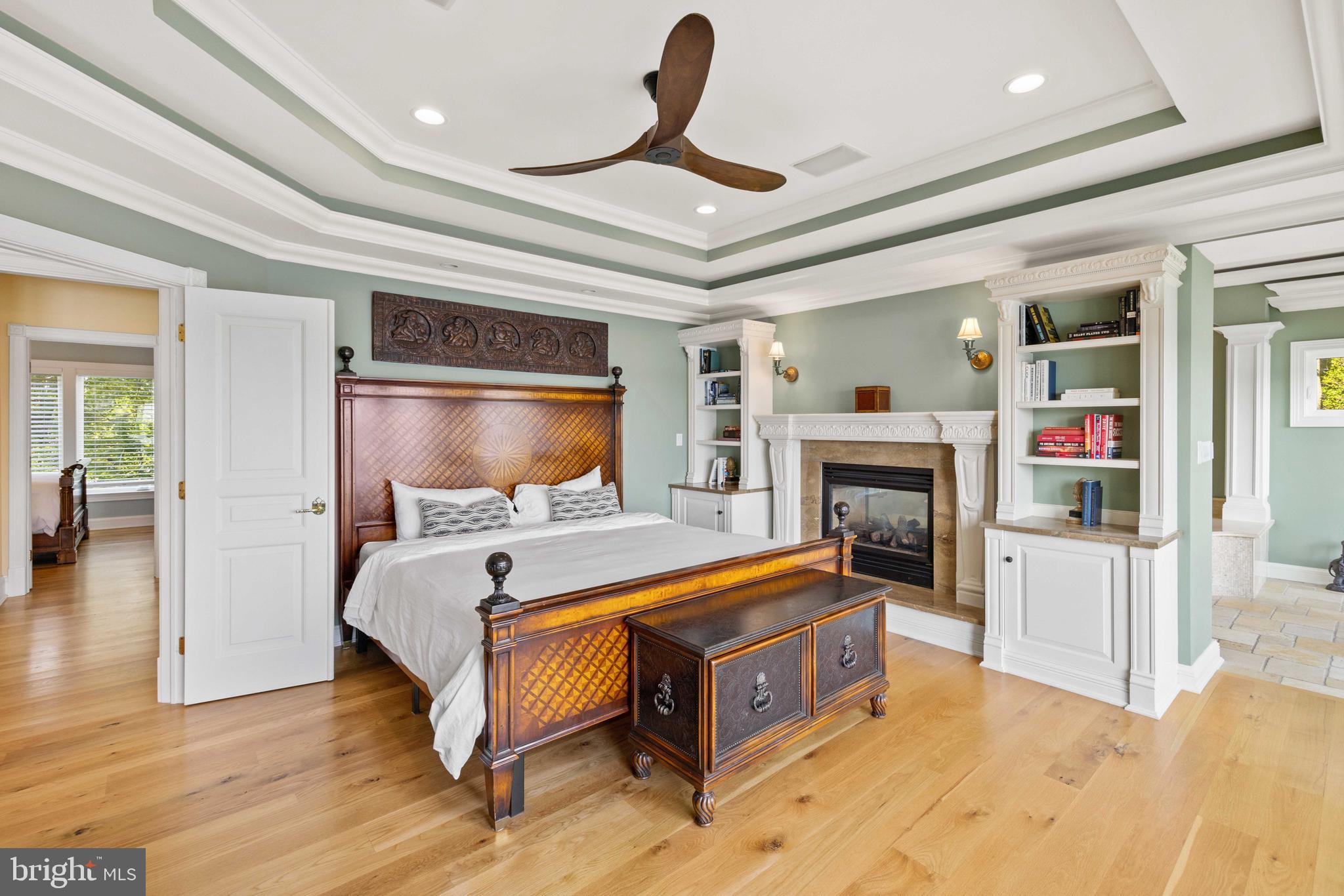 3333 Pocahontas Drive Edgewater, MD 21037 - Photo 18 of 42 Primary's suite with 2 sided fireplace