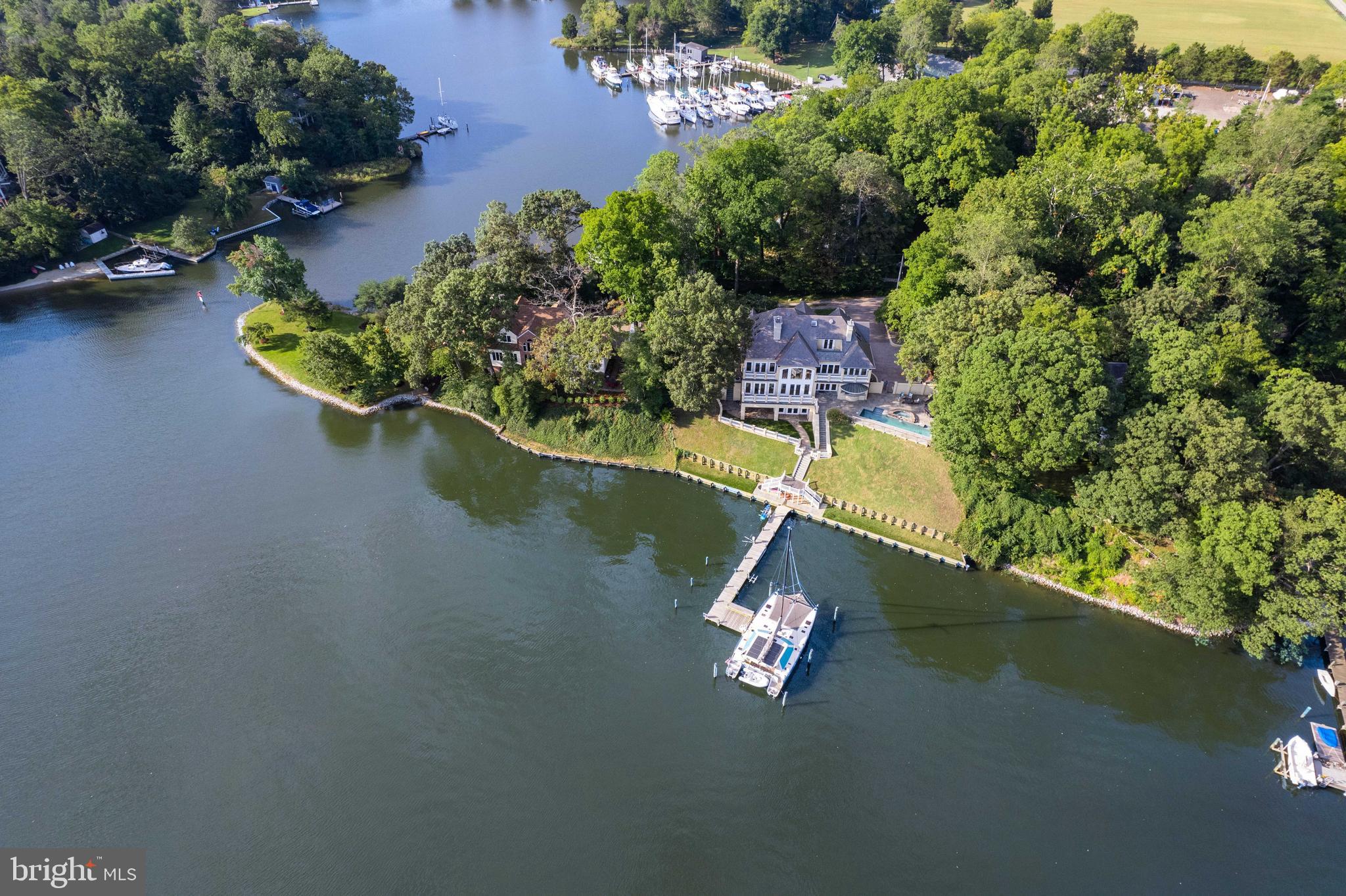 3333 Pocahontas Drive Edgewater, MD 21037 - Photo 32 of 42 Surrounded by water front and back of property