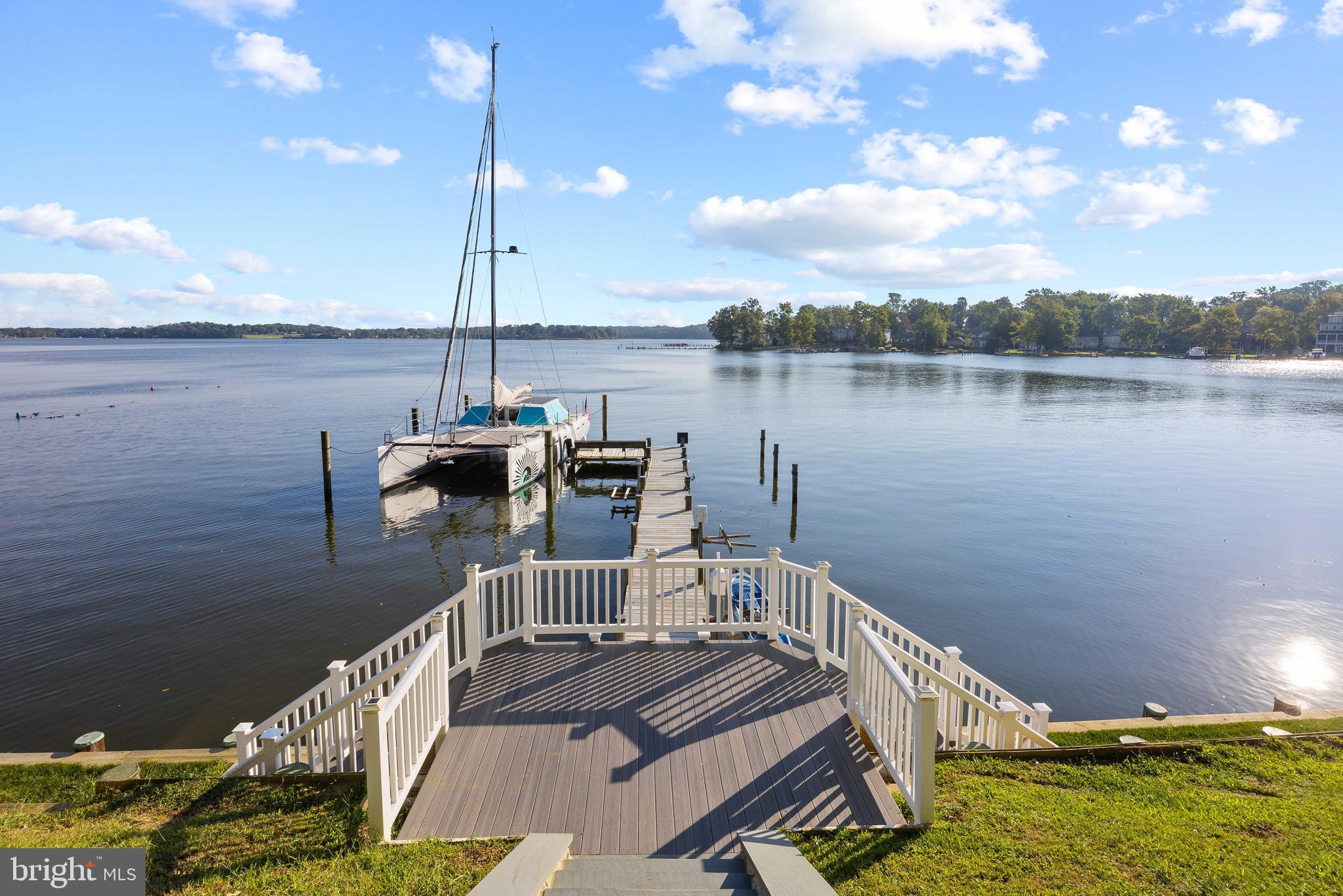 3333 Pocahontas Drive Edgewater, MD 21037 - Photo 39 of 42 Waterfront seating area and pier