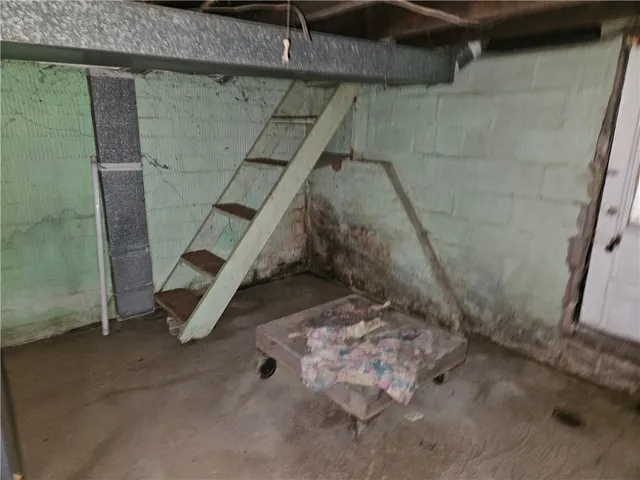 a view of a backyard with a garden