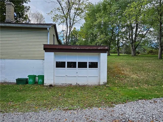 a view of a room with an empty space