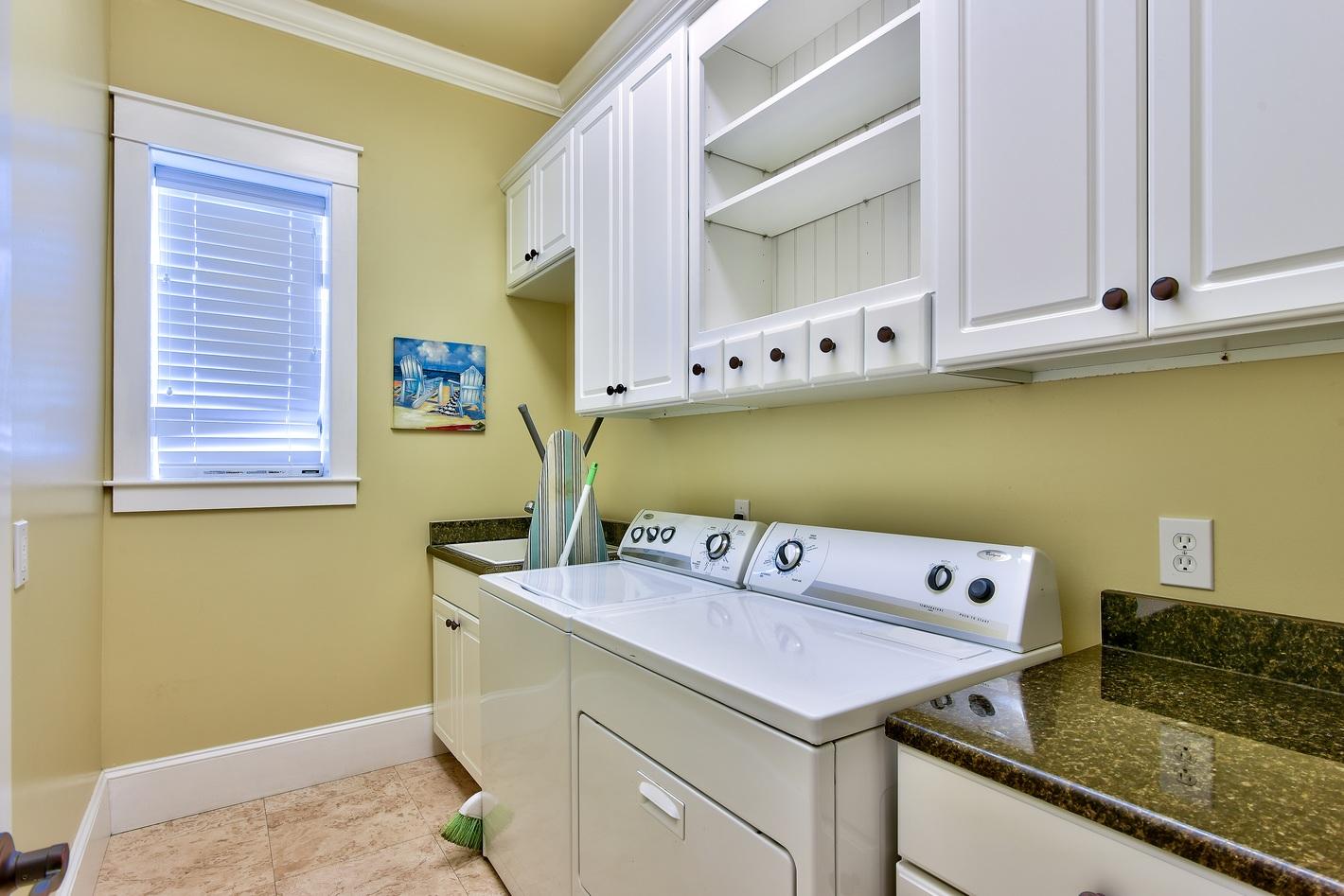 72 South Wall Street Inlet Beach, FL 32461 - Photo 4 of 27 a utility room with washer and dryer
