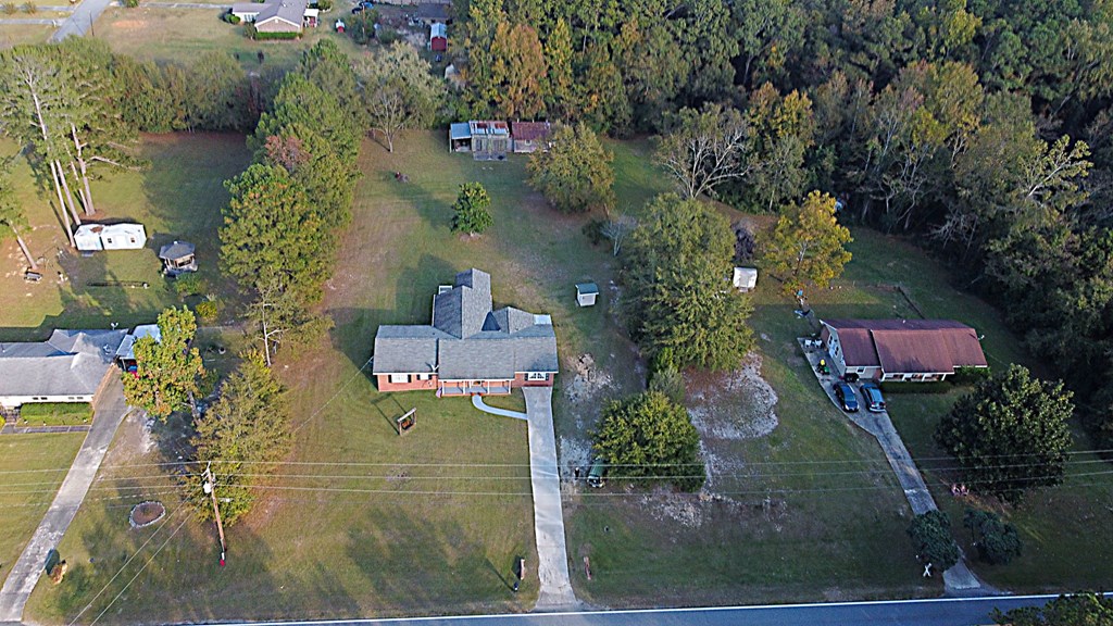 4085 Harris Road Ellerslie, GA 31807 - Photo 26 of 27 Aerial view of home & neighbors