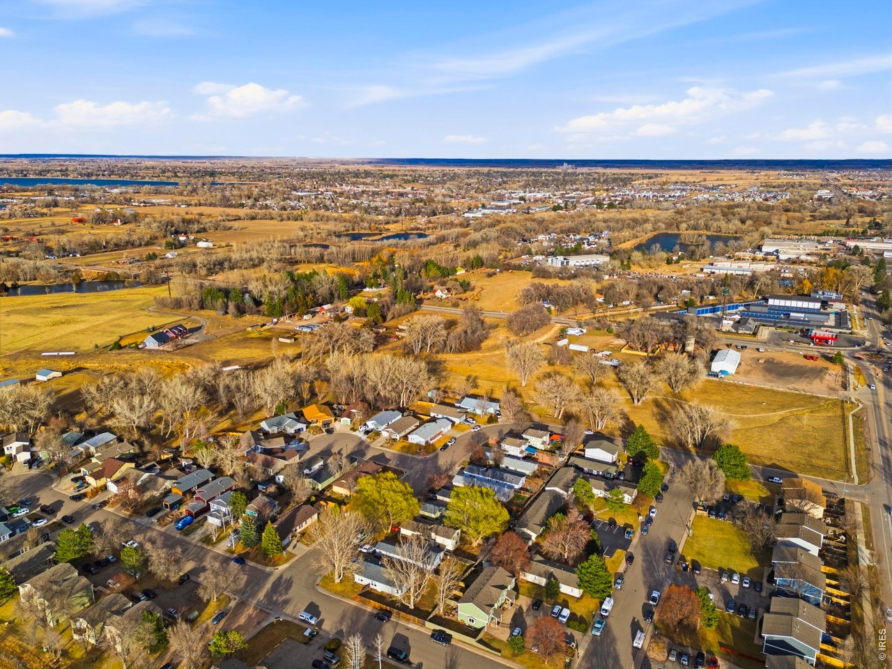 1225 Alameda Street Fort Collins, CO 80521 - Photo 30 of 32 an aerial view of residential space with parking space