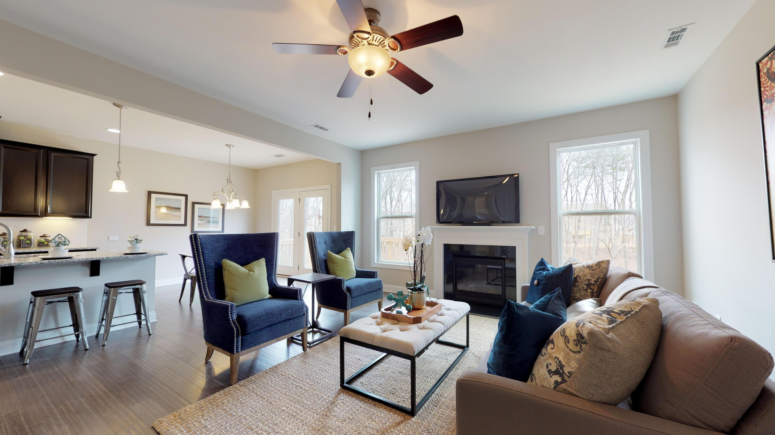 6370 Whirlaway Road Graniteville, SC 29829 - Photo 3 of 43 CLT_Brantley_Family Room Fire Place - Co