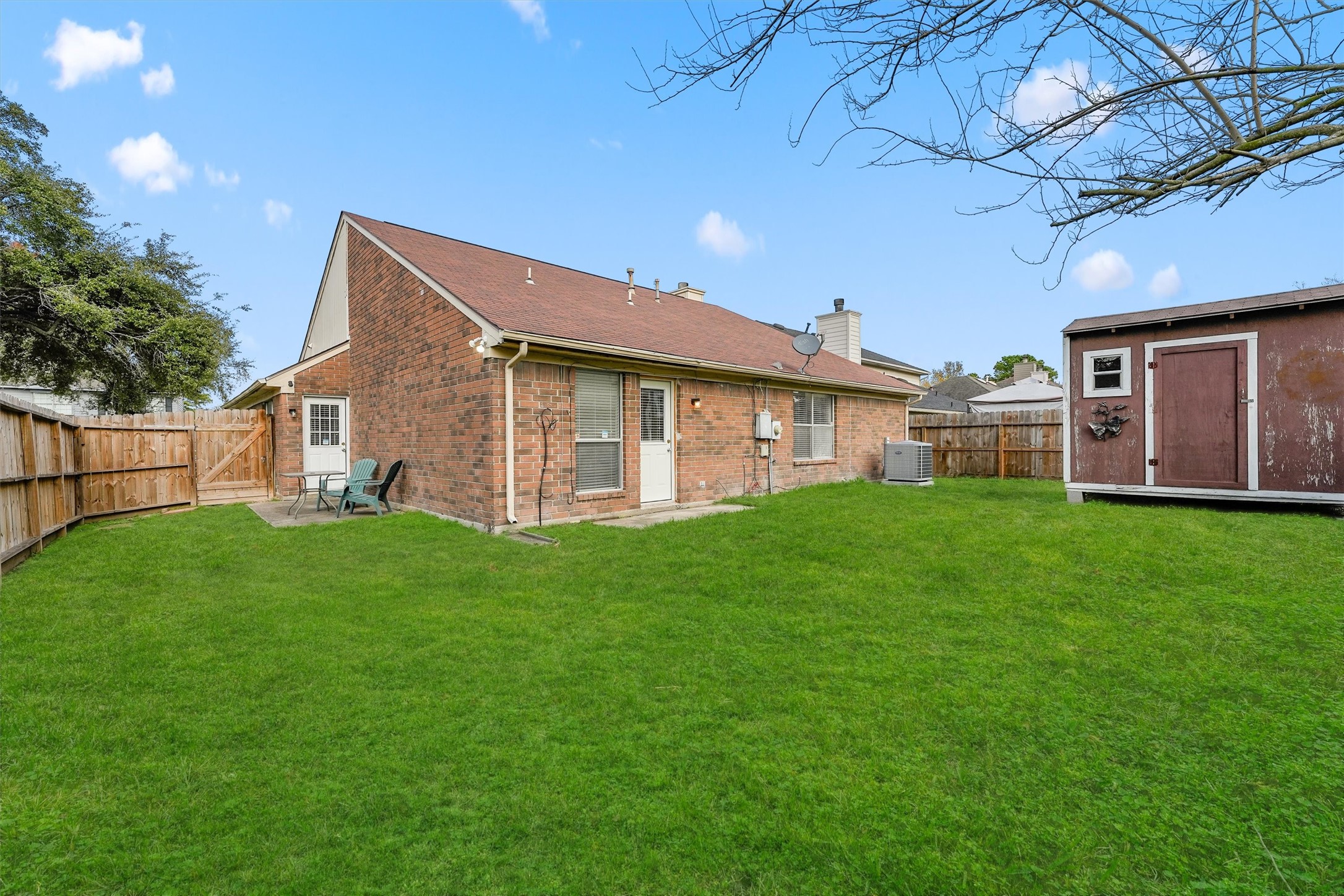 1731 Ridgebriar Drive Houston, TX 77014 - Photo 22 of 22 Large Yard with Storage