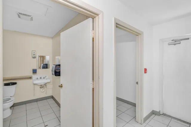 a view of a city with an ocean