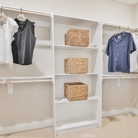 a view of walk in closet