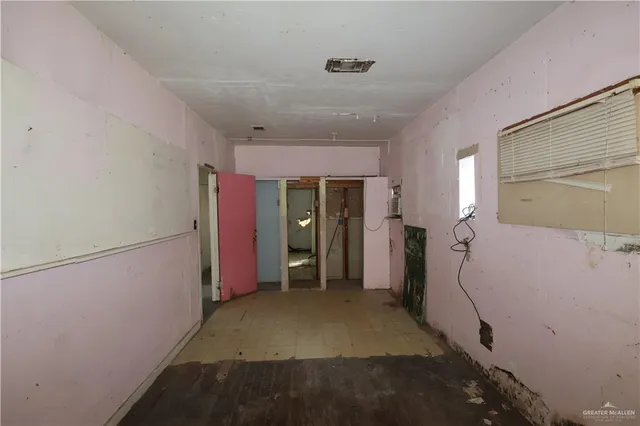 a view of a room with closet