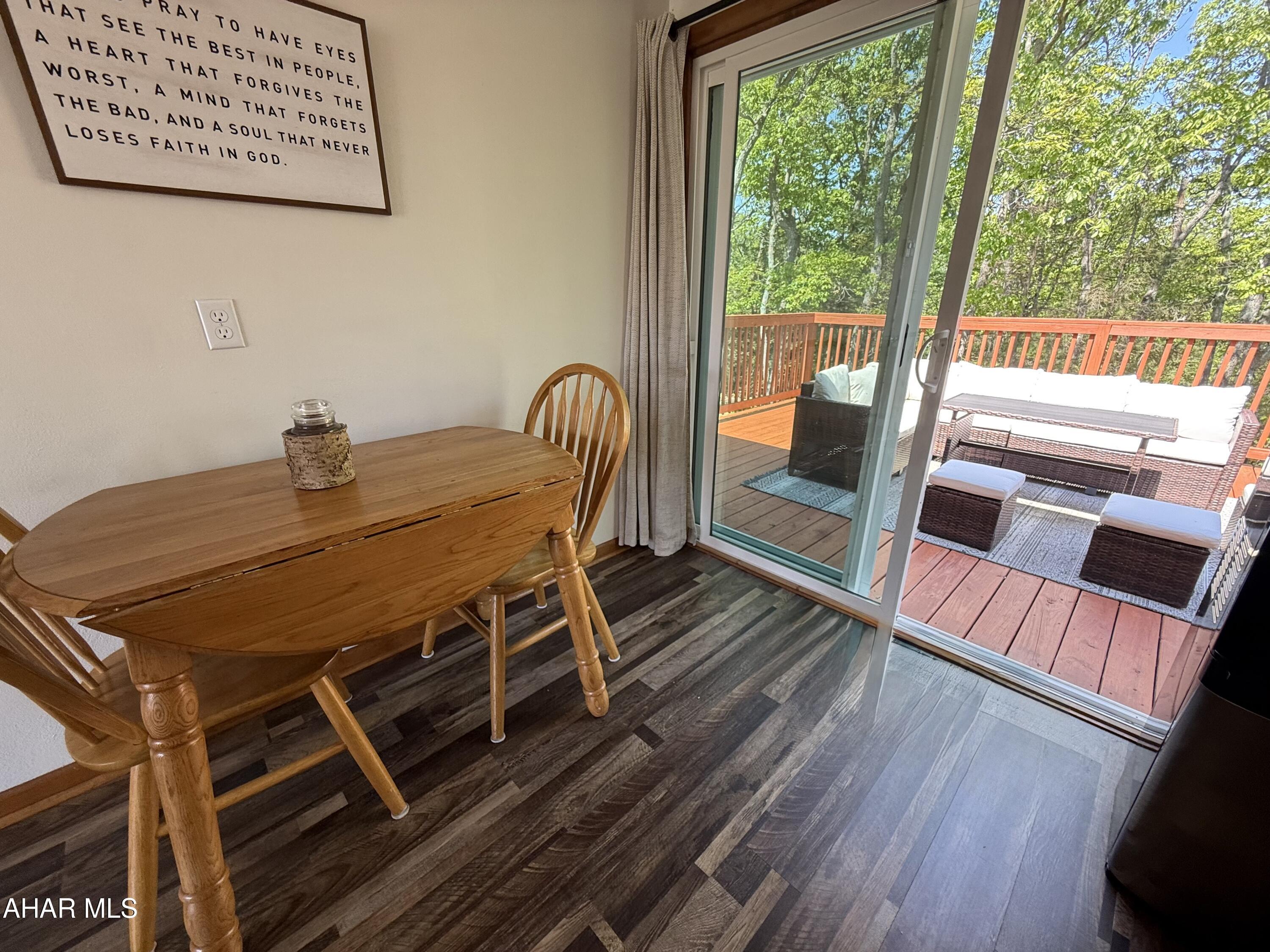 473 Calhoun Road Everett, PA 15537 - Photo 15 of 45 a workspace with wooden floor