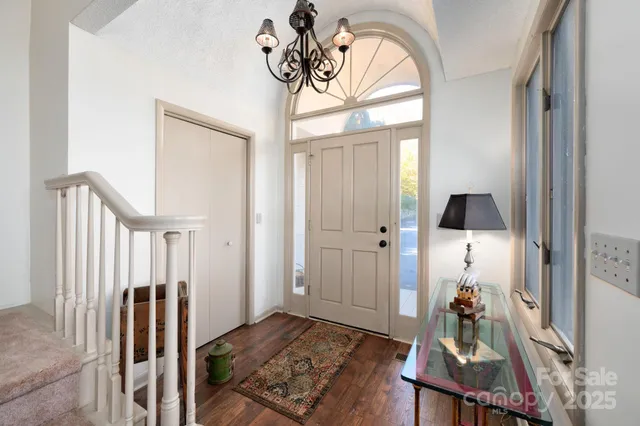 a view of an entryway door