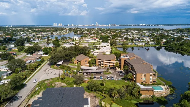 a view of a back yard with an outdoor space