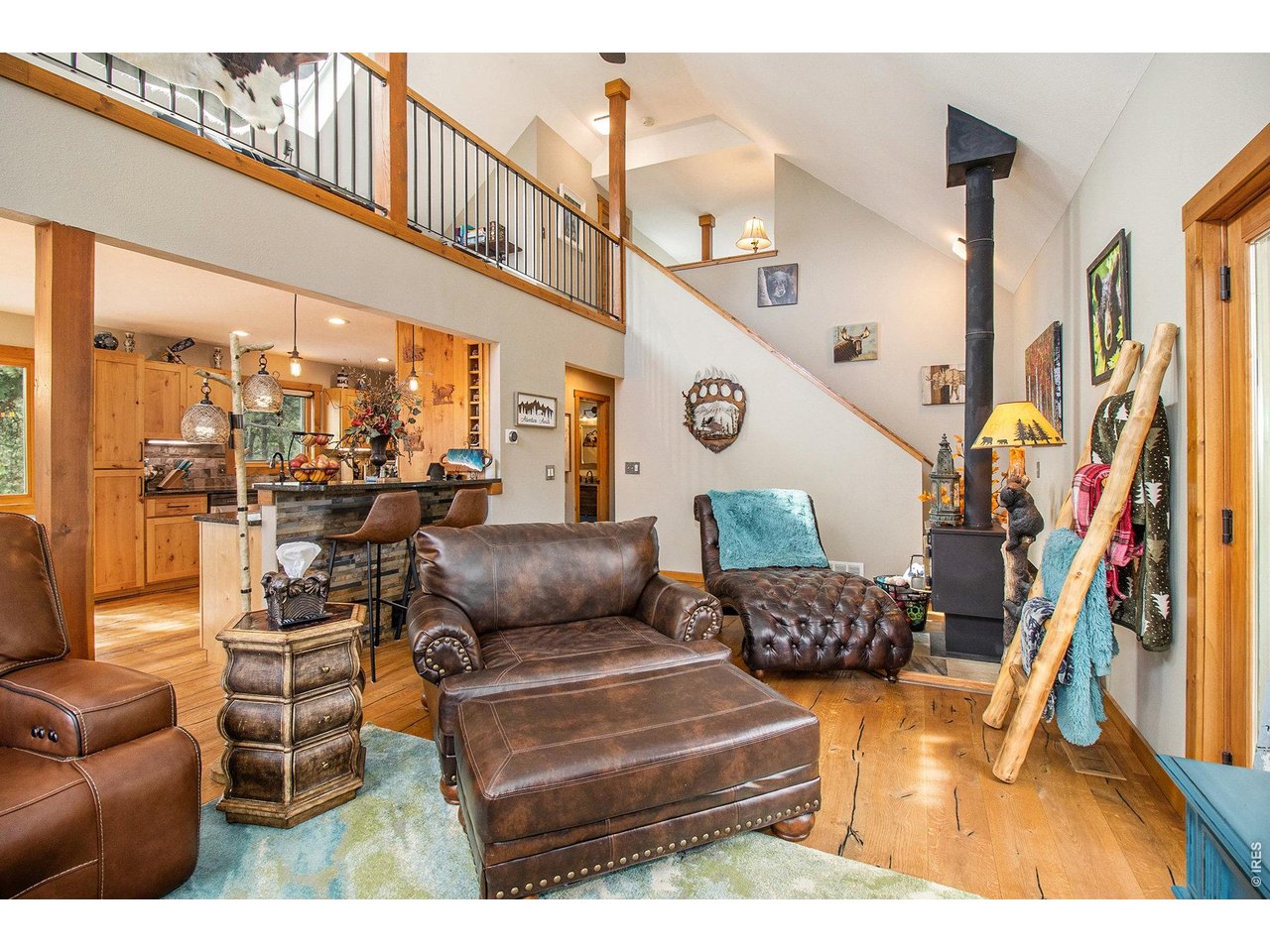 270 Choctaw Road Lyons, CO 80540 - Photo 8 of 32 Open-concept living filled with natural light
