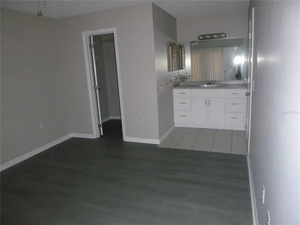 a view of a kitchen with a sink