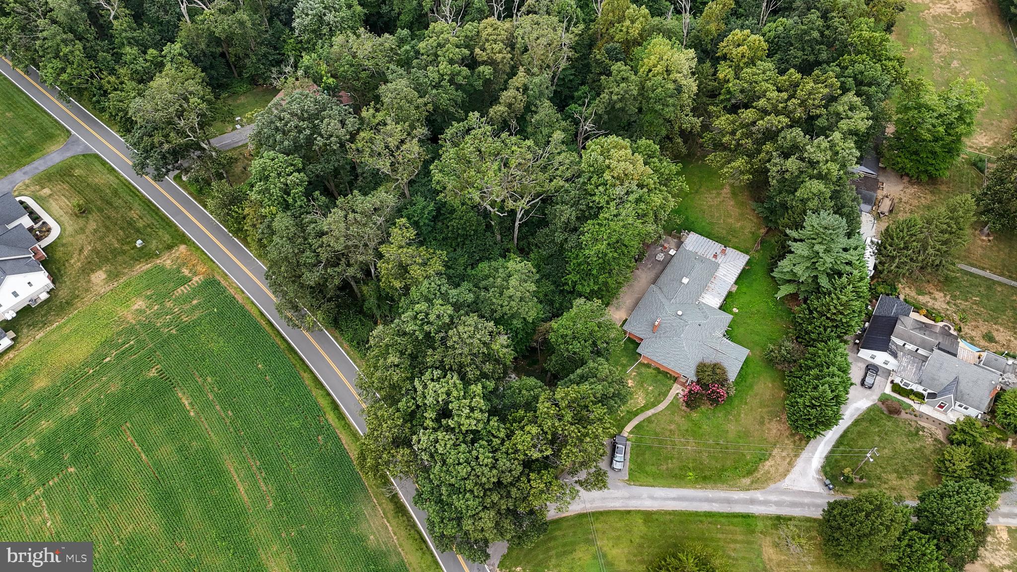 Dennings Road New Windsor, MD 21776 - Photo 17 of 19 an aerial view of residential house with outdoor space and trees all around