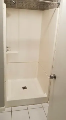 a close up of a bathtub