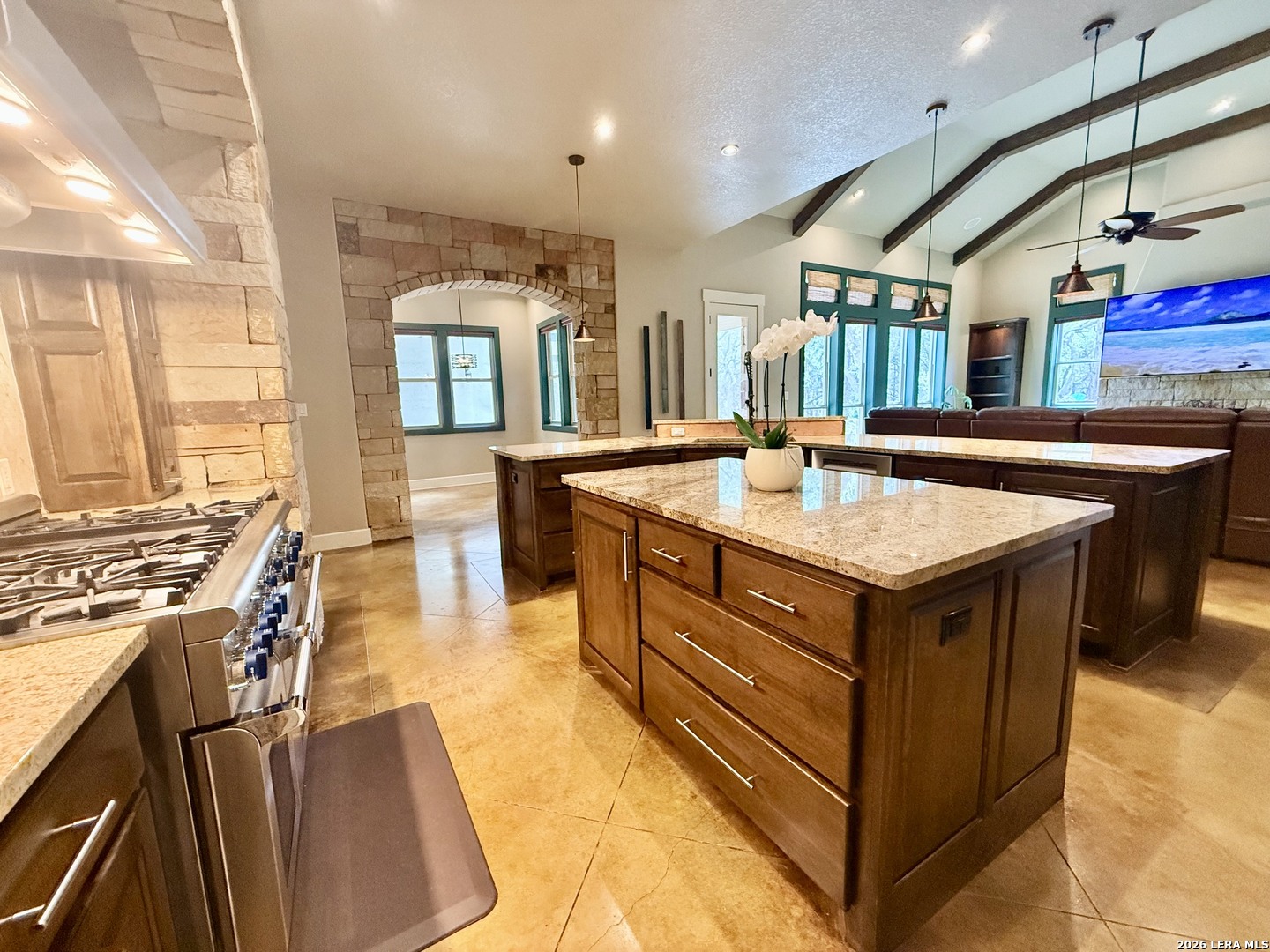 757 Copper Rim Spring Branch, TX 78070 - Photo 12 of 50 a kitchen with a stove and a sink