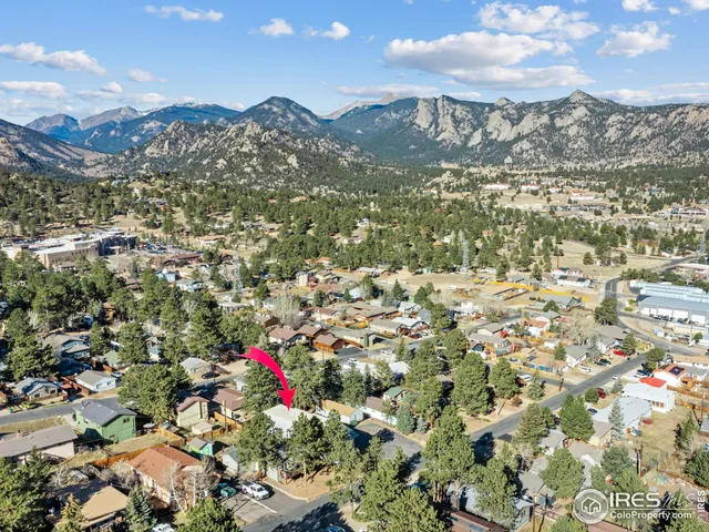 a view of city and mountain