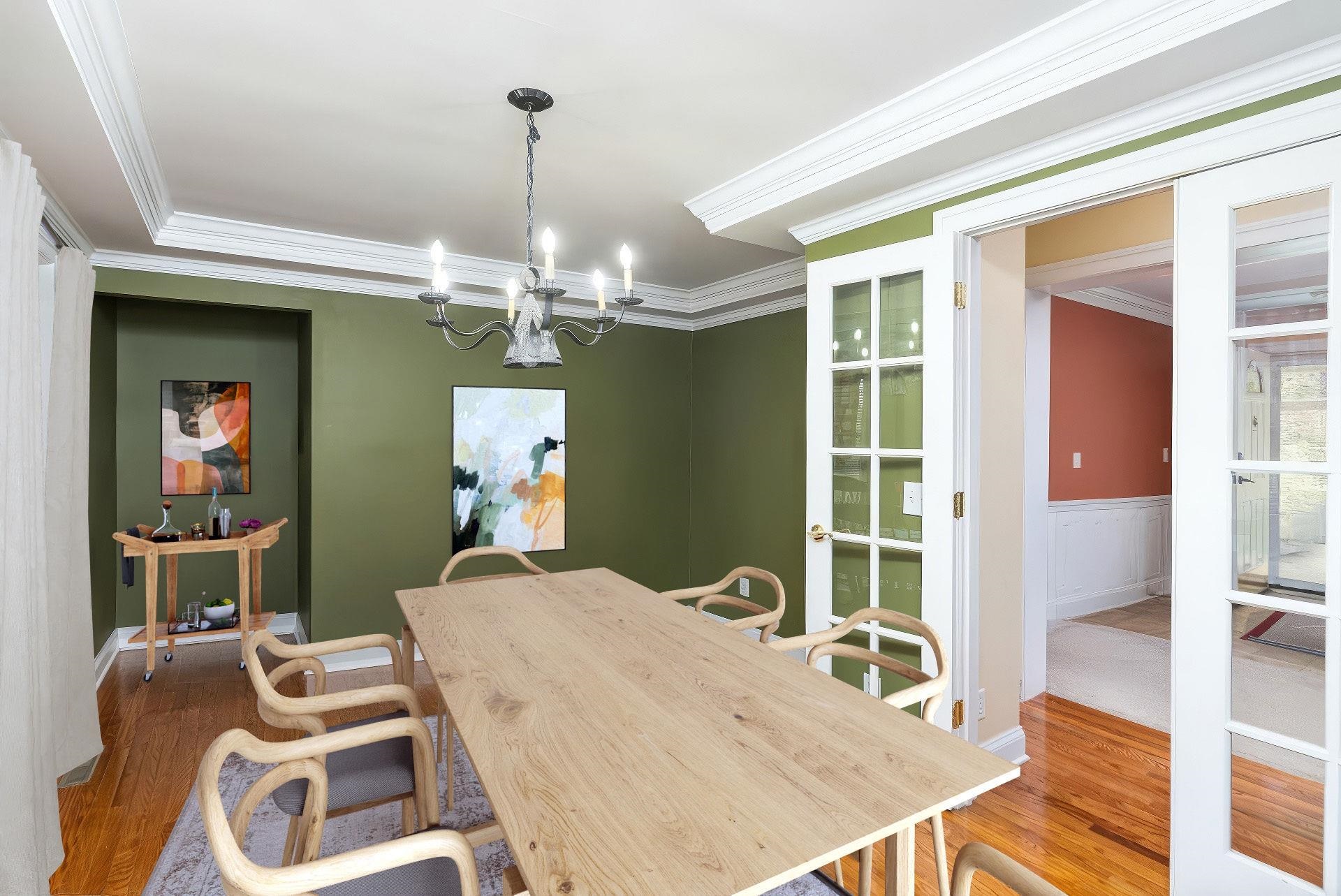 86 Spitler Circle Greenville, VA 24440 - Photo 8 of 25 a room with a table chairs and chandelier