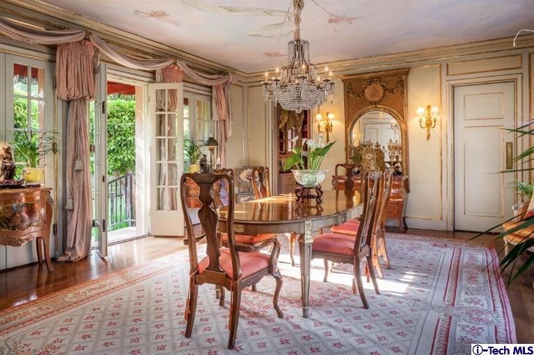 1126 Hillcrest Avenue Pasadena, CA 91106 - Photo 16 of 67 a view of a dining room with furniture window and wooden floor