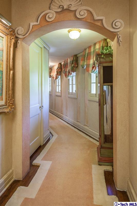 1126 Hillcrest Avenue Pasadena, CA 91106 - Photo 38 of 67 a view of a hallway with a glass door