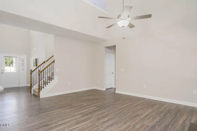 wooden floor in an empty room