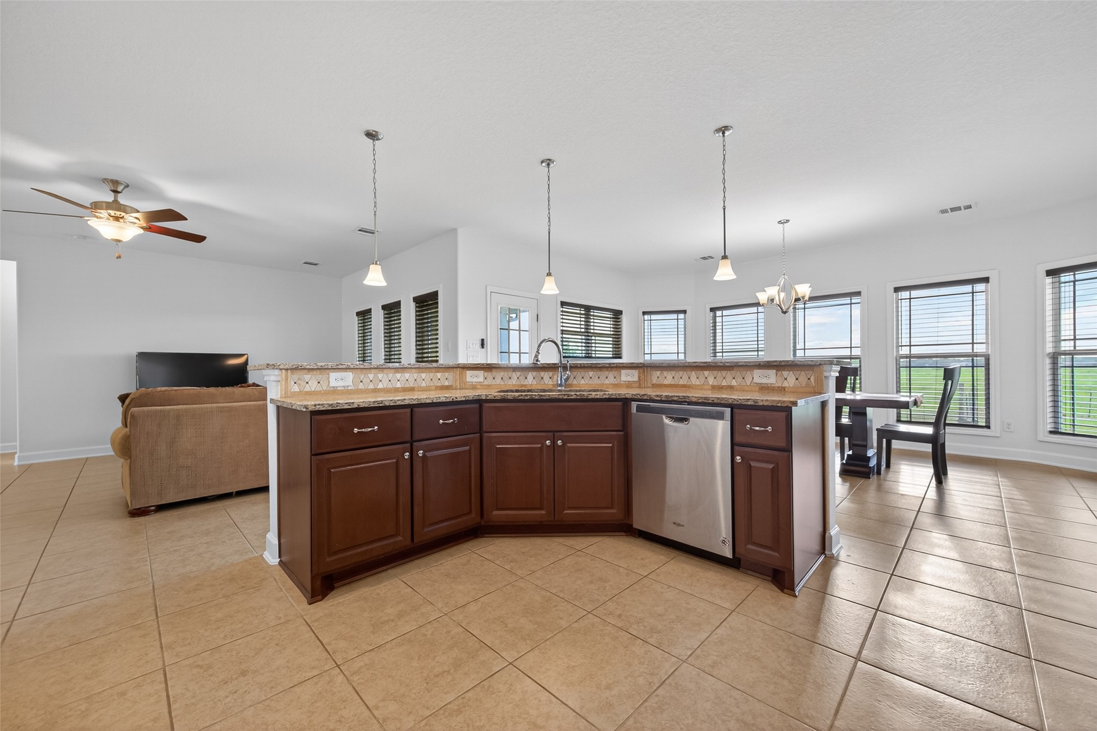 13506 Moody Road Needville, TX 77461 - Photo 15 of 36 Kitchen Island with Sink & Dishwasher