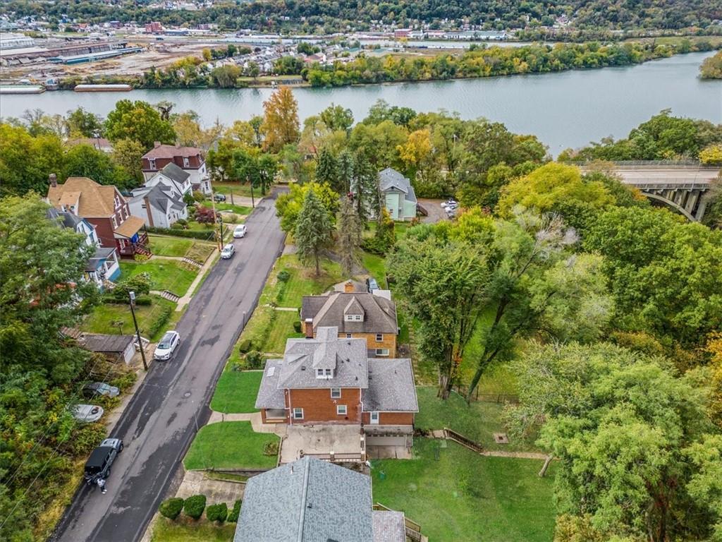 200 Spring Avenue Pittsburgh, PA 15202 - Photo 9 of 43 an aerial view of a house with a lake view