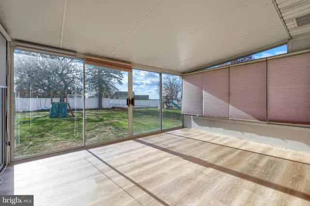 a view of a backyard with garden