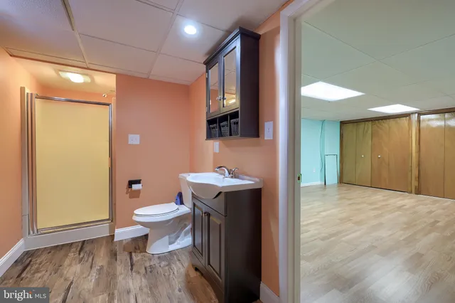 a bathroom with a sink and a toilet