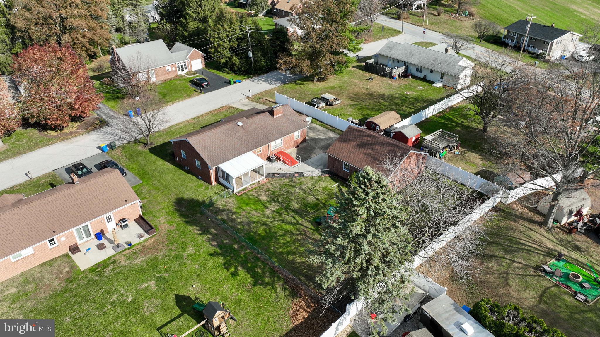 705 Summit Drive Dallastown, PA 17313 - Photo 46 of 50 an aerial view of a house with a yard