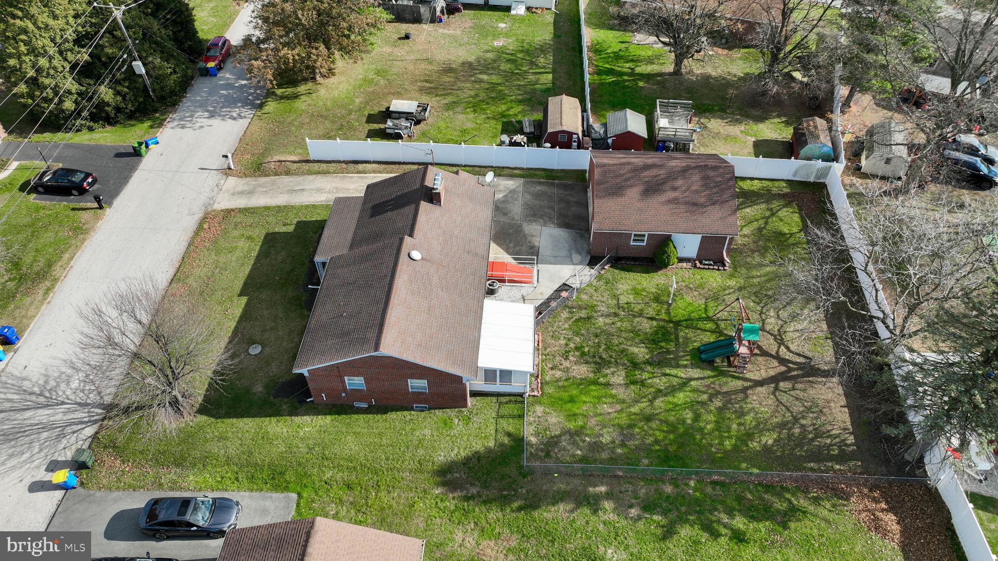 705 Summit Drive Dallastown, PA 17313 - Photo 47 of 50 an aerial view of a house with a garden
