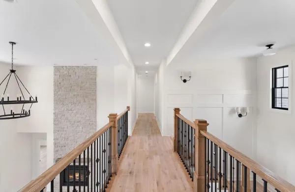 a view of an entryway of a house