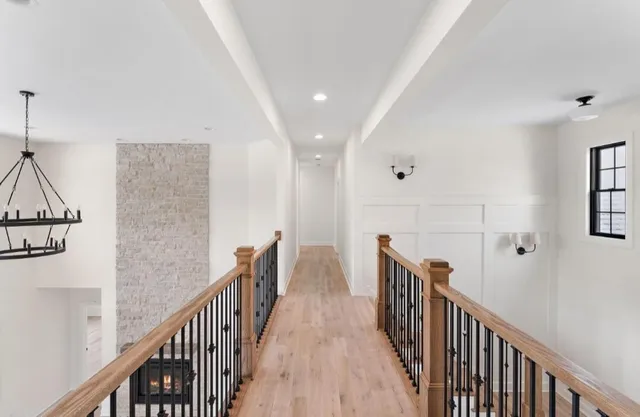 a view of an entryway of a house